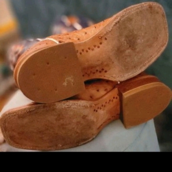 Authentic Justin Western Boots. Quill Leather - Picture 6 of 6